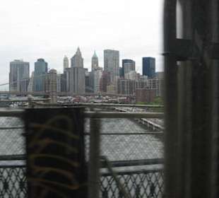 Blick von Subway auf Manhatten