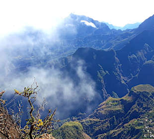 Blick in den Talkessel von Mafate