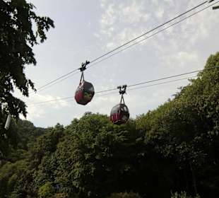 Seilbahn in Thale in Betrieb