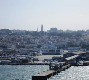 Blick auf die Medina vom Hafen