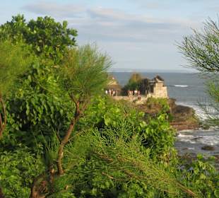Blick auf den kleinen Tempel