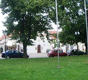 Blick auf die Brauerei