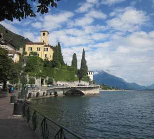 An der Seepromenade Gravedona