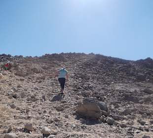 Aufstieg zur Sanddüne