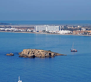 Aussicht auf Playa d'en Bossa