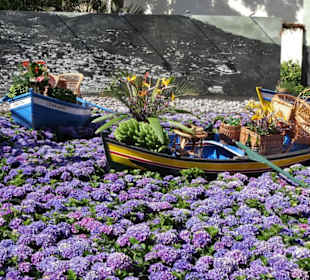 Dekoration beim Blumenfestival von Funchal
