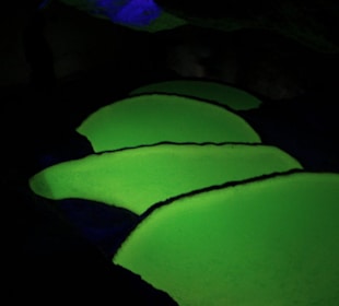 Beleuchtetes Wasserreservoire