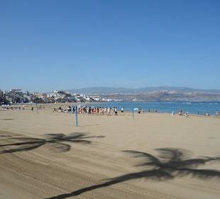 Der Stadtstrand von Las Palmas