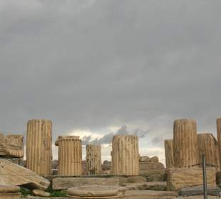 Maltempo all'acropoli