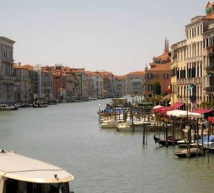 Canal Grande - Blick von der Rialtobrücke
