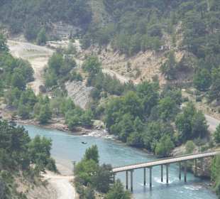 Blick von der Talsperre