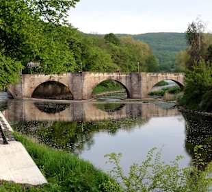 Blick auf die Alte Werrabrücke
