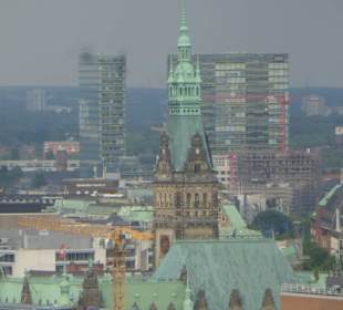 Ausblick vom Penthouse Elb-Panorama, 20.Stock