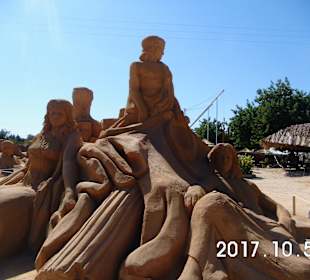 Ausflug, International Sand Sculpture Festival, Pêra (Fiesa)