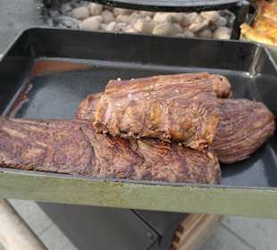 Abendessen vom Buffet beim jil Rooftop Drink&Dine