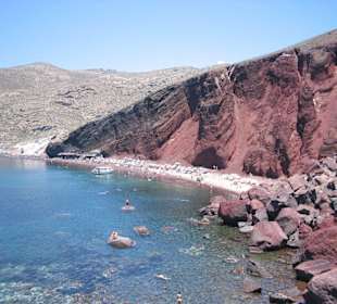 Red Beach bei Akrotiri