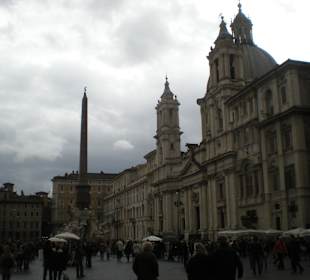 Piazza Navona im Regen