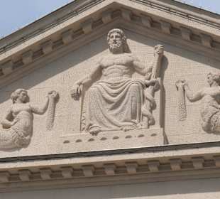 Blick zum Neuen Kurhaus von Aachen