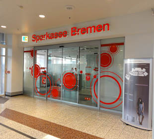 Die Sparkasse unterhält im Weserpark eine Filiale