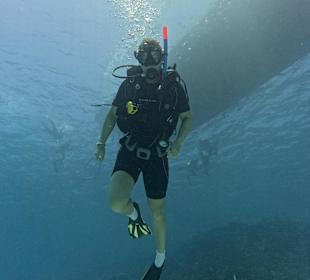 Gast bittet um ein Selfie