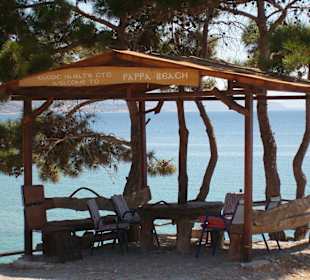 Schöne Sitzecke bei der Taverne