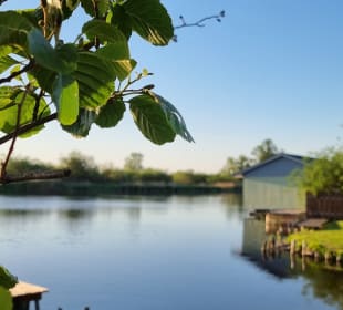 Hausboot an der Peene