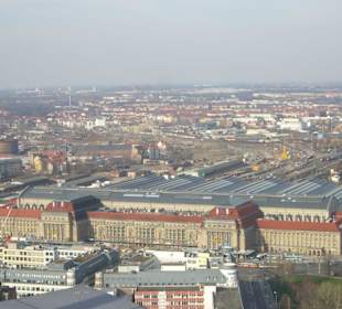 Der Hauptbahnhof aus der Vogelpersektive