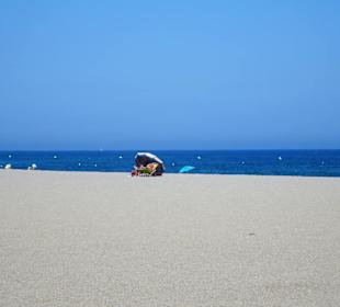 Am Meer in Argelès-Plage