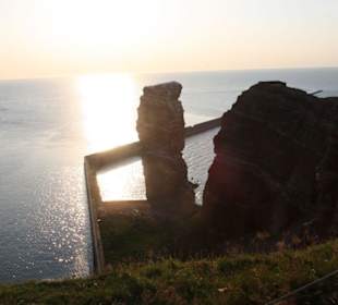 Lange Anna bei Sonnenuntergang