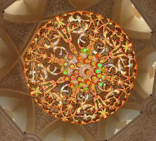 Sheikh Zayed Moschee in Abu Dhabi