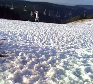 Sessellift in Oberhof Ende März