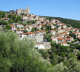 Blick auf die Altstadt von Eus
