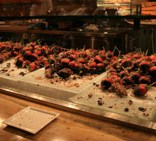 Schokolierte Erdbeeren