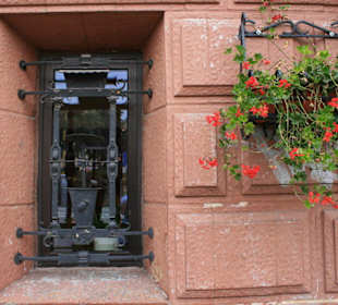 Fenster der Apotheke