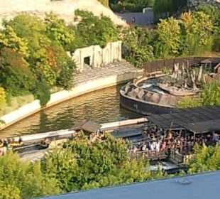 Wildwasser-Rafting (von oben)