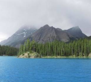 Nr. 1: Aufbruch zur Durchquerung des Maligne Lake