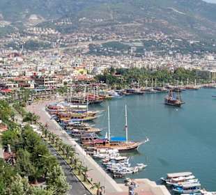 Blick auf Alanya