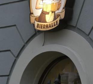 Bierhalle, Wrocław / Breslau: Abendessen am Rynek