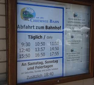 Abfahrten im Stundentakt