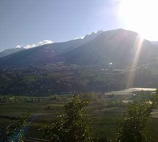 Letzer Bergblick auf Südtirol