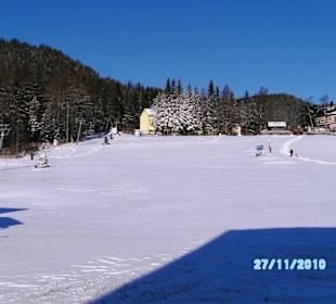 Kinderpiste von unten