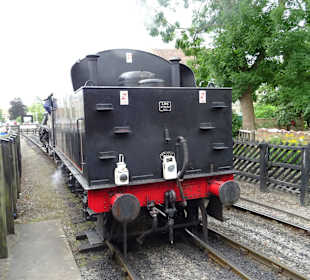 Rangieren um vor den Zug zu kommen