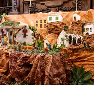 Krippe in "San Augustin"