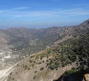 Blick von Nikia in die Landschaft