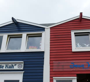 Die bunten Hummerbuden auf Helgoland