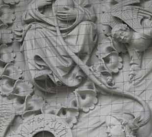 Marienkapelle – Nordportal Maria wird schwanger?