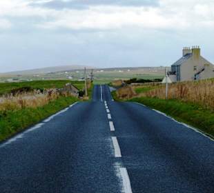 Man hat die Straße fast für sich allein