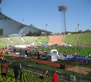 Zieleinlauf im Olympiastadion