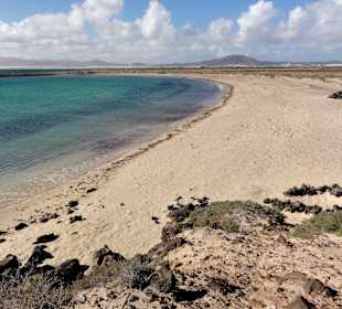 Die Bucht in der Nähe des Anlegers