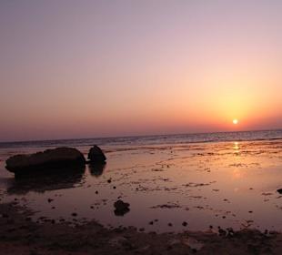 Sonnenaufgang vor Tour Beginn